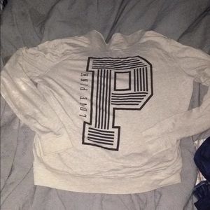 Victoria Secret PINK Cream Colored Pull Over
